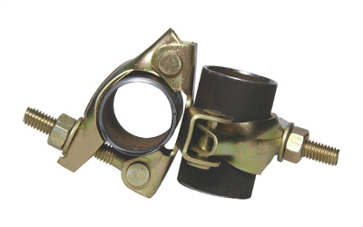 Sheet Metal Fix Coupler - 4mm Pressed Steel, 48.3mm X 48.3mm O.d., 40mm Nb Tube Connection, Electroplated Zinc, Rigid And Durable Design