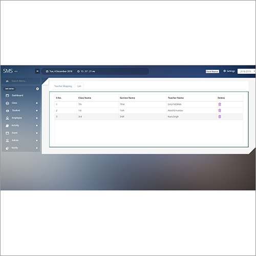 एडमिन टीचर मैपिंग