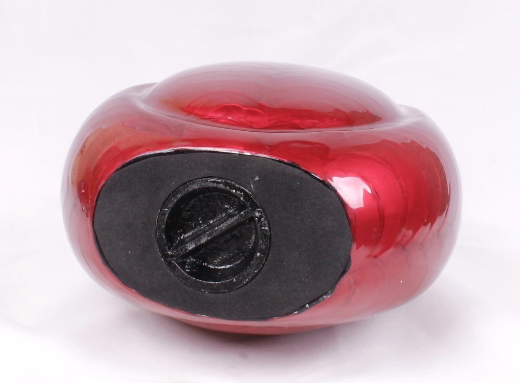 Painting Red Teardrop Cremation Urn