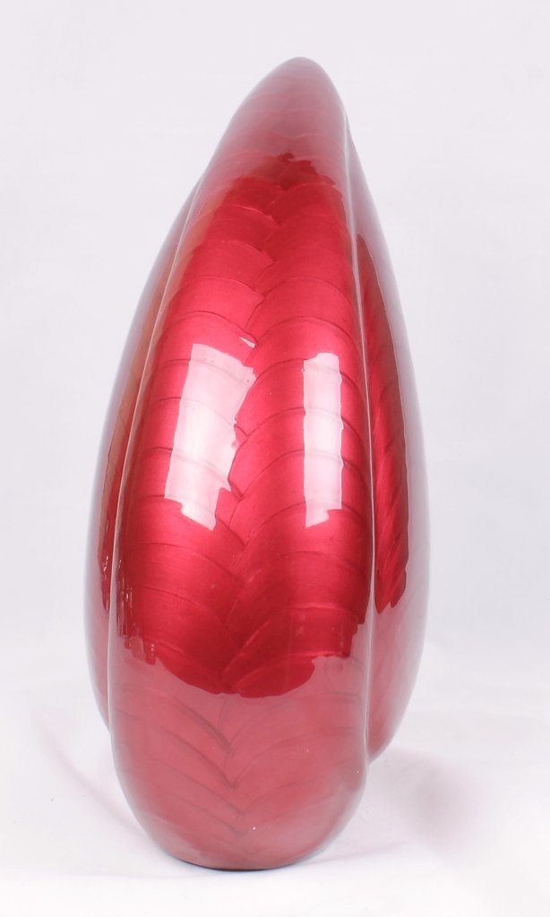 Painting Red Teardrop Cremation Urn