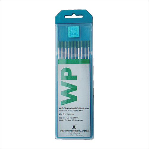 Pure Tungsten Electrodes - 2.4mm Diameter x 150mm Length | Green Color, Excellent Arc Starting, Thermal Shock Resistance, Long Electrode Life