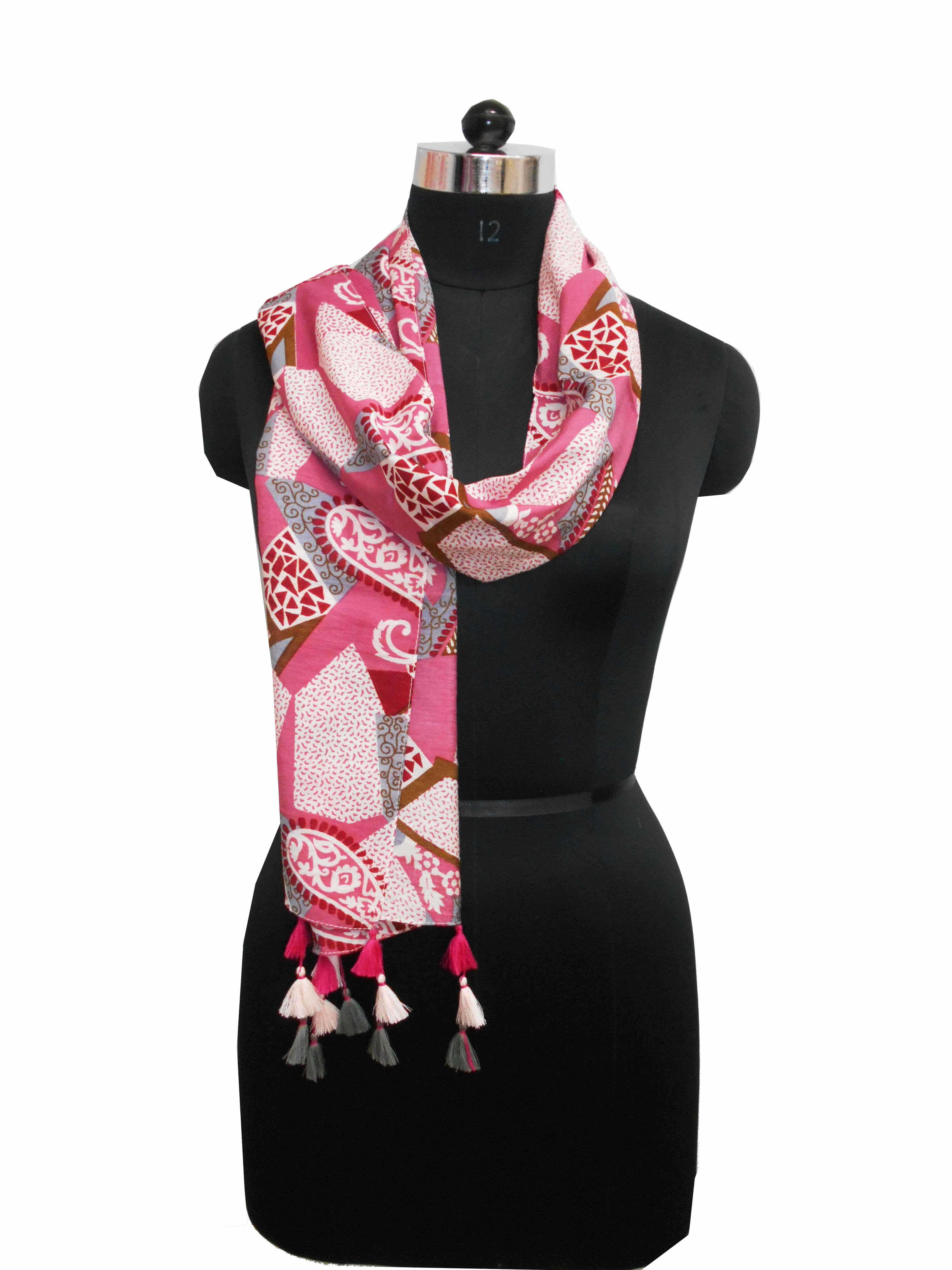 Mixcolor Fancy Printed Stole