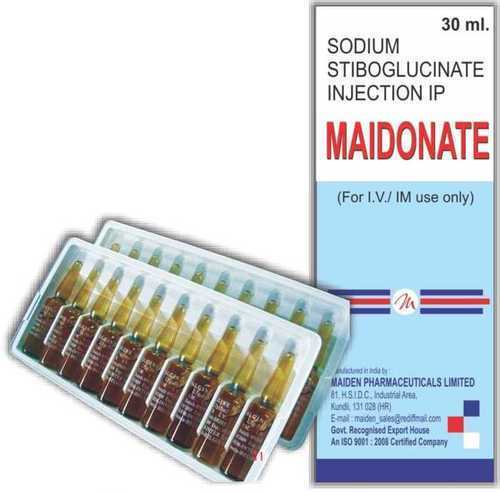 Sodium Stibogluconate Injection - Liquid Formulation | Injectable Antimonial Therapy for Leishmaniasis Treatment
