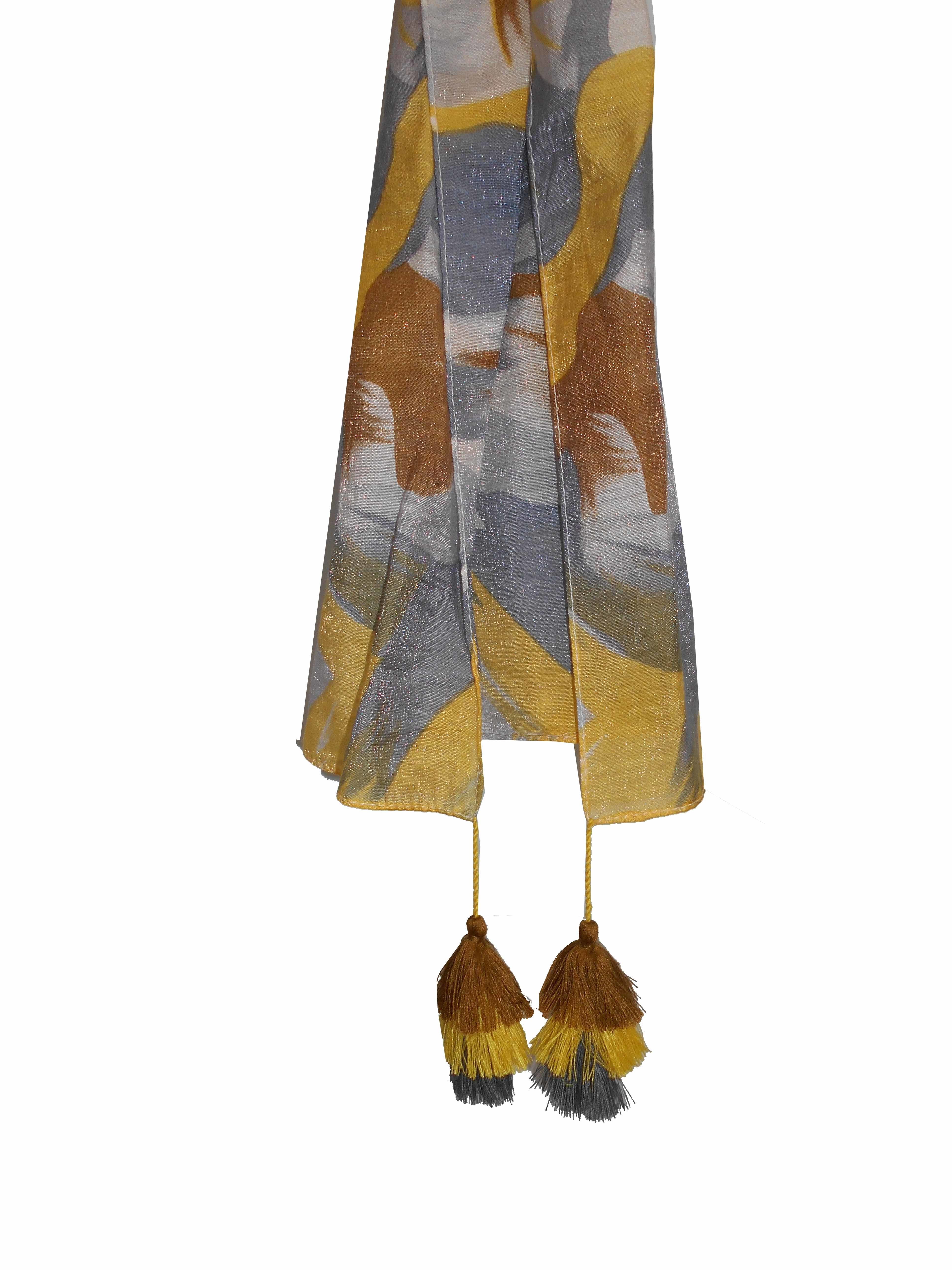 Mixcolor Fancy Printed Stole Tassels