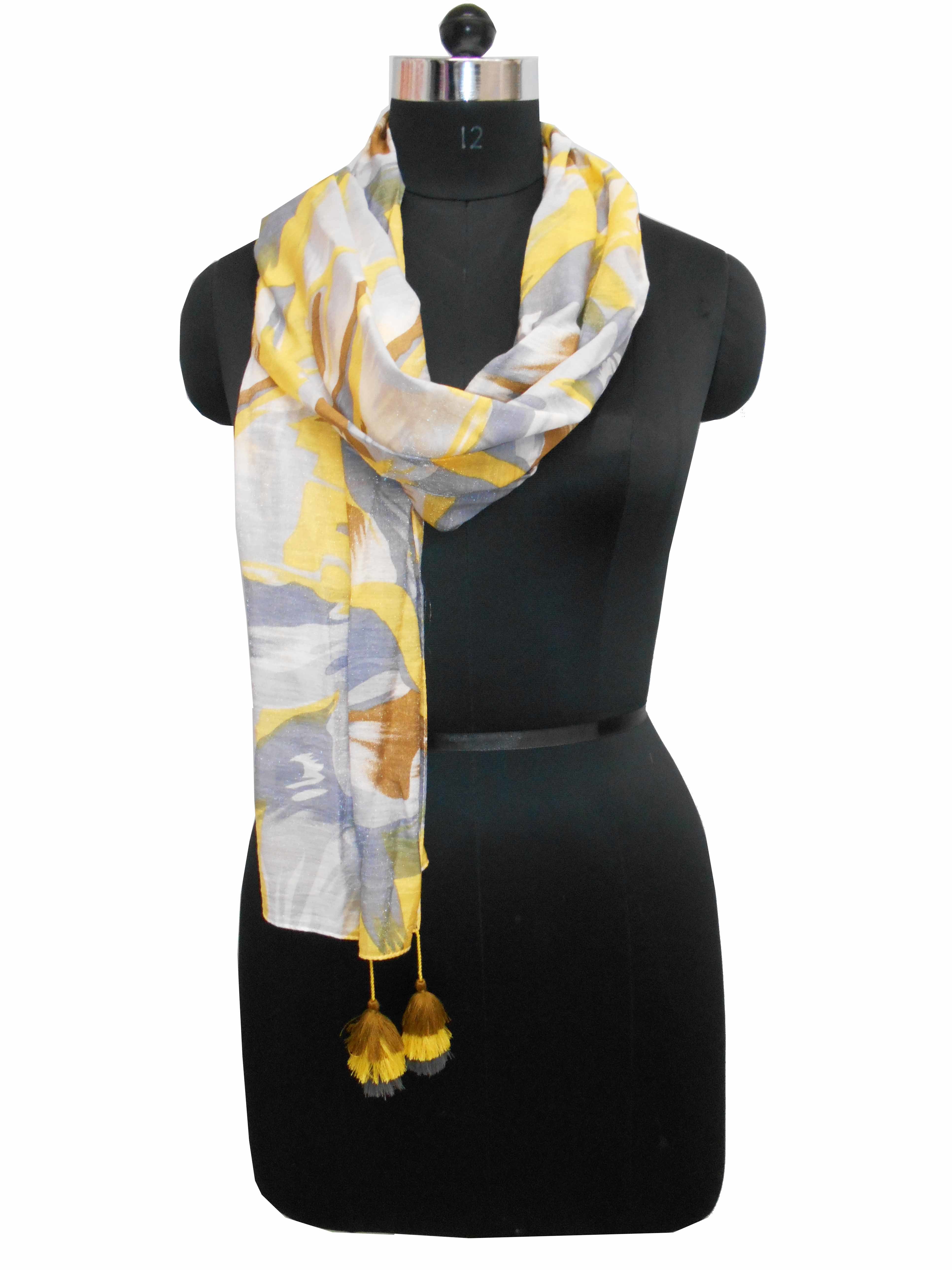 Mixcolor Fancy Printed Stole Tassels