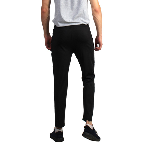 Abloom Trackpant - 100% Stretchable Nylon, Black Color, 22cm Length | Quick Dry, Washable, Regular Fit, Double Pockets, Winter Wear