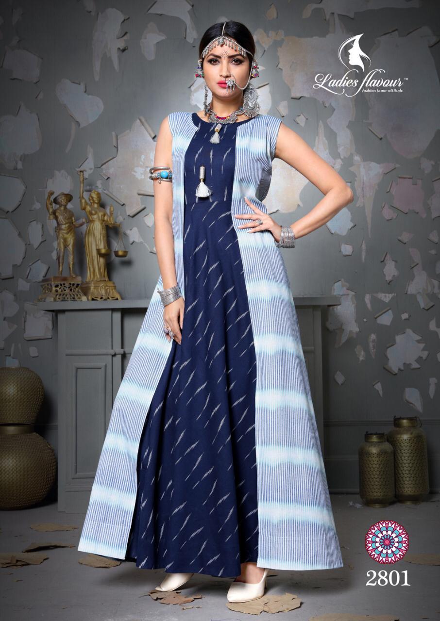 Cotton Heavy Designer Hand Work With Printed Kurtis