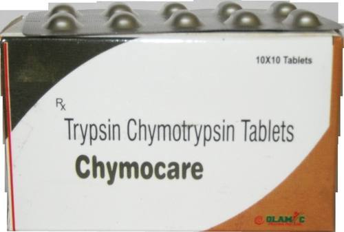 Trypsin Chymotrypsin Tablet - Tablet Form, Enzymatic Digestive Support Supplement, Promotes Healthy Digestion 