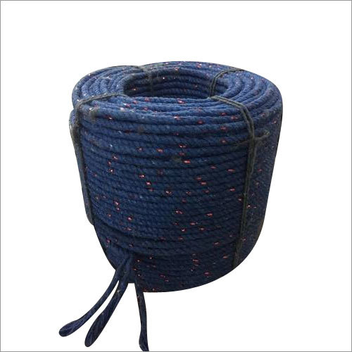 रॉयल ब्लू रंग की कॉटन रोप कॉइल