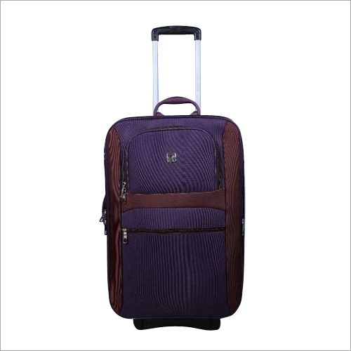 Brown And Blue Trolley Bag Manufacturer