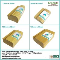 Wpc Window Frame - Color: Ivory And Brown