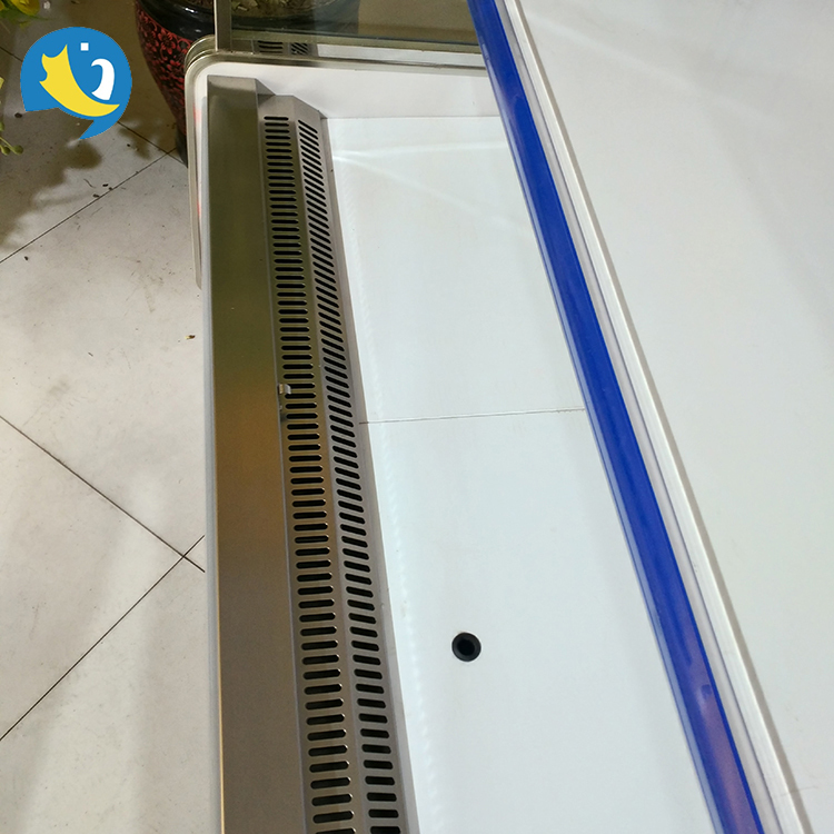 Grey Refrigerated Open Display Chiller