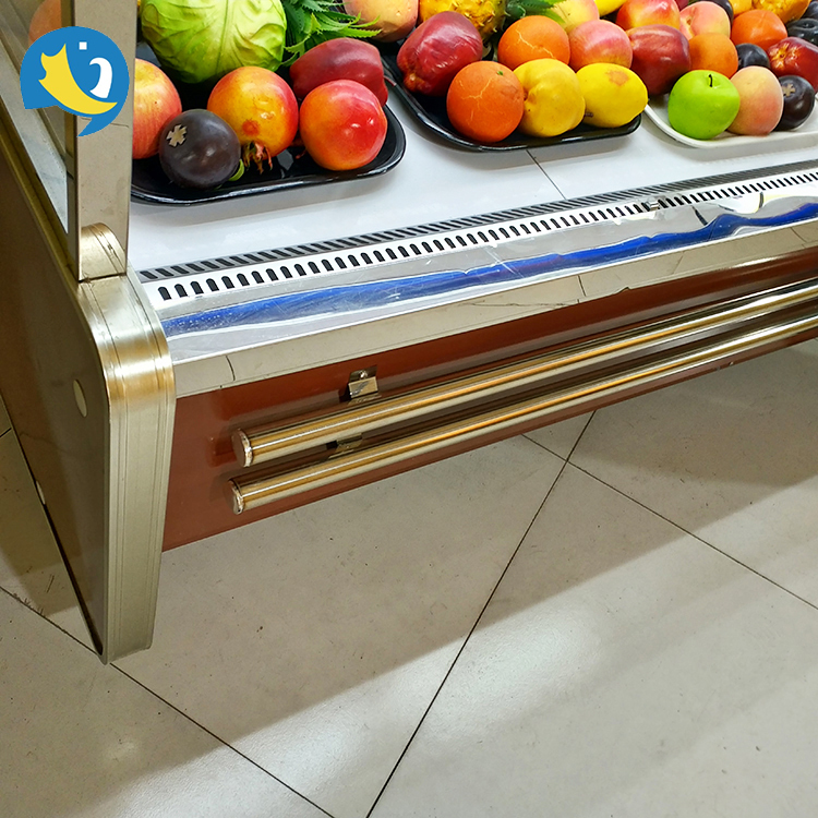 Grey Refrigerated Open Display Chiller