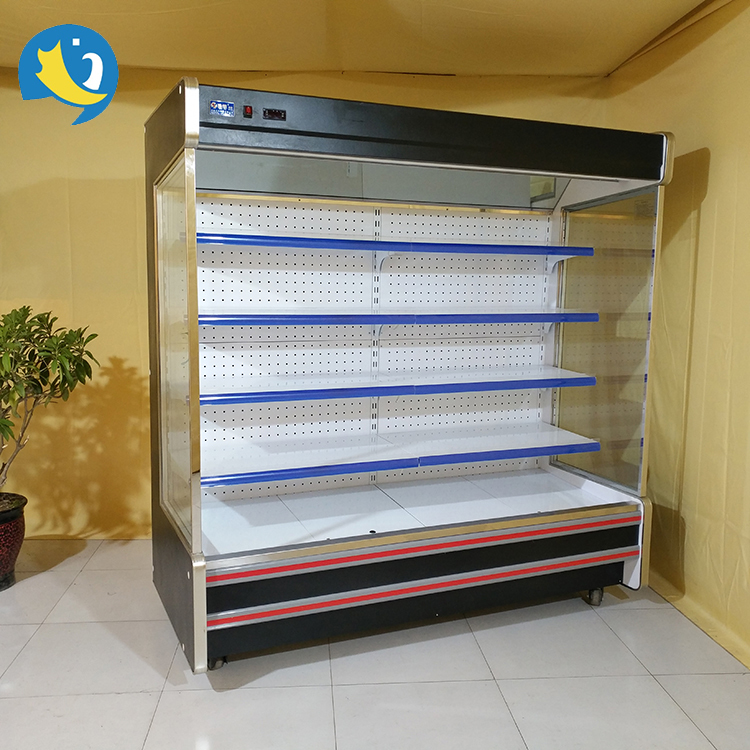 Grey Refrigerated Open Display Chiller
