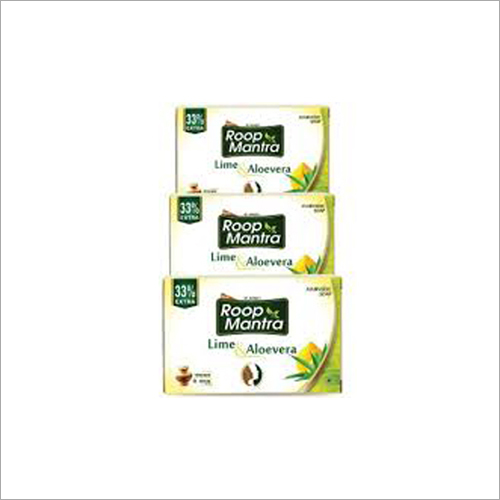 White And Green Roop Mantra Aloe Vera Ayurvedic Soap