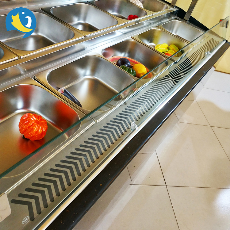 Bakery Display Glass Showcase Height: 1250 Millimeter (Mm)