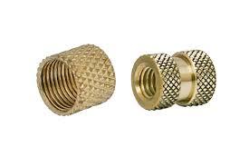 Brass Round Inserts - 10-20mm, Polished Golden Finish | Good Quality, Strong Fitting, Highly Durable