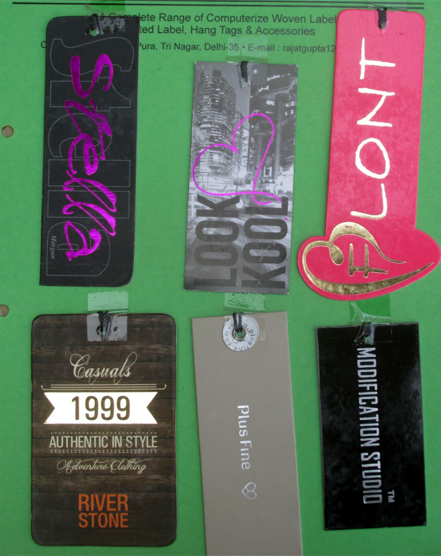 Any Customize Shape Hang Tags