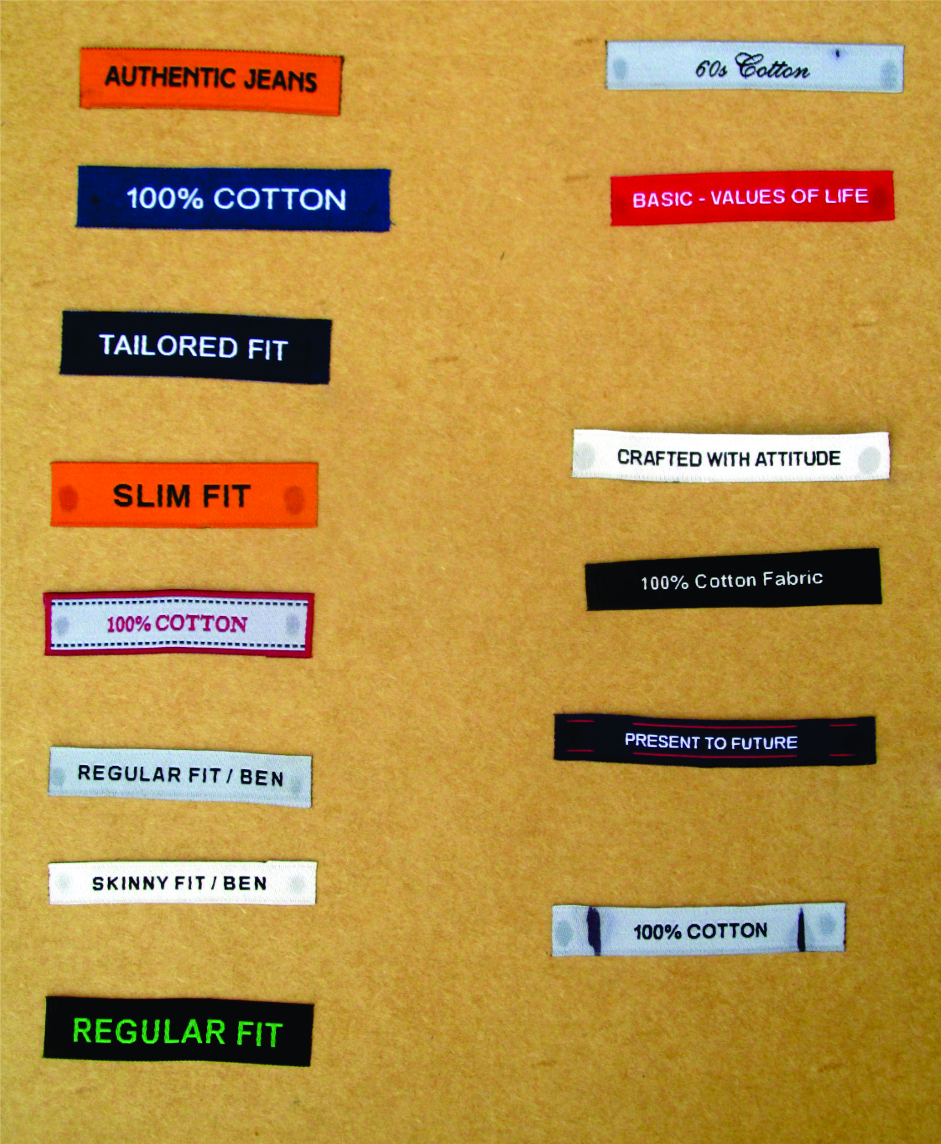 Any Customize Shape Computerized Woven Label