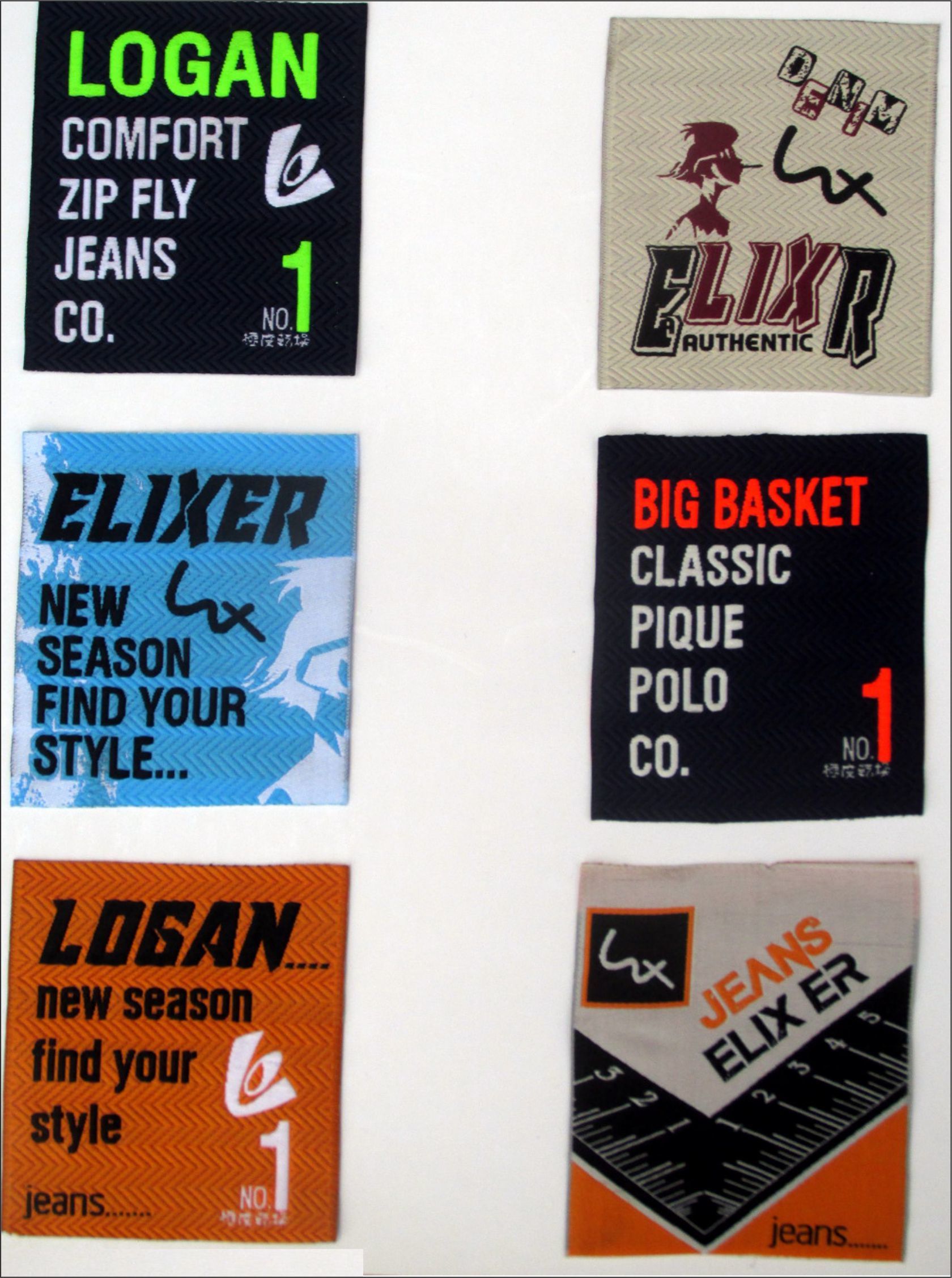 Any Customize Shape Computerized Woven Label