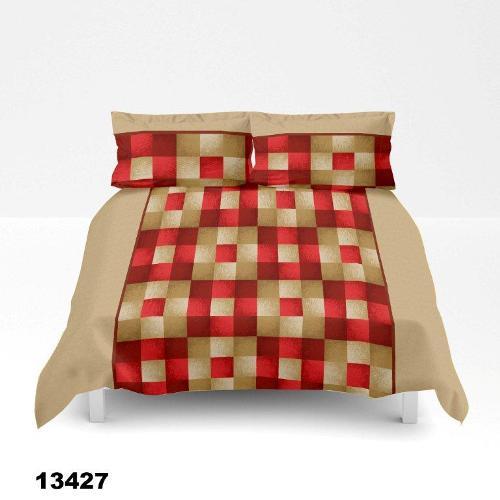 Designer Printed Double Bedsheet - 100% Pure Cotton, 108x108 Inch Size | 210 Thread Count, Washable With 2 Pillow Covers
