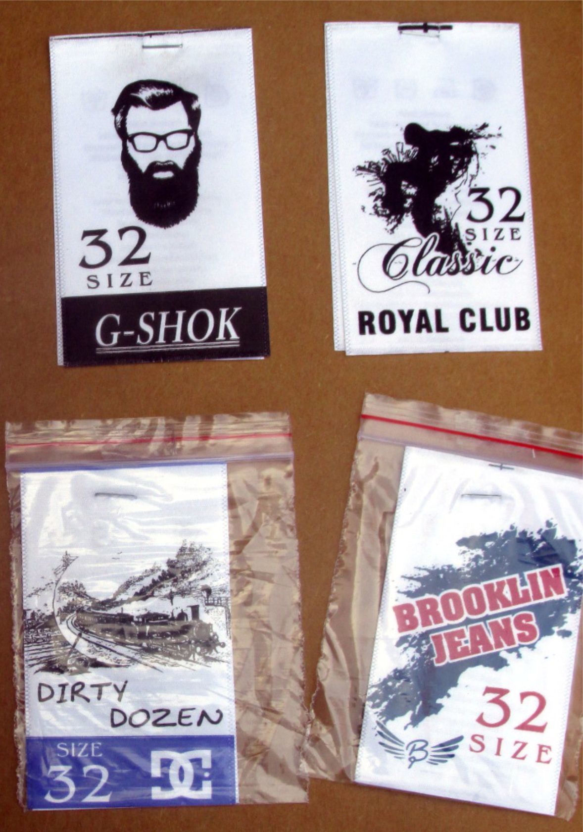 Any Customize Shape Printed Wash Care