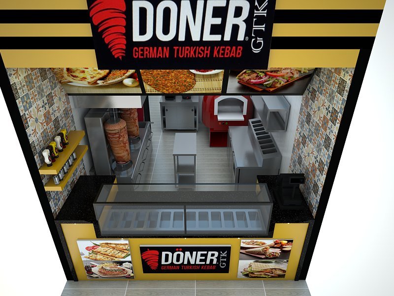Gas Kebab Machine