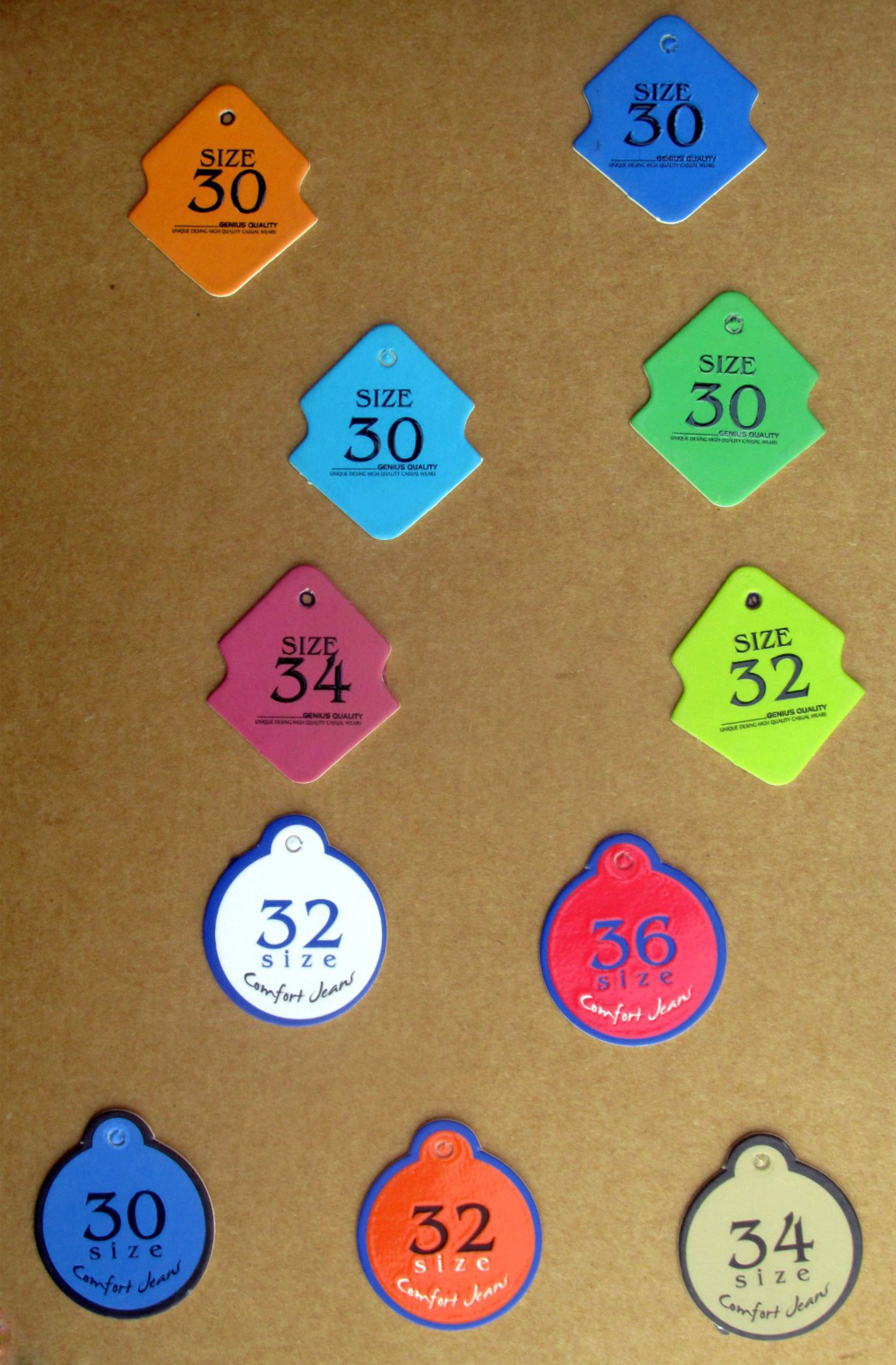 Any Customize Shape Size Tag