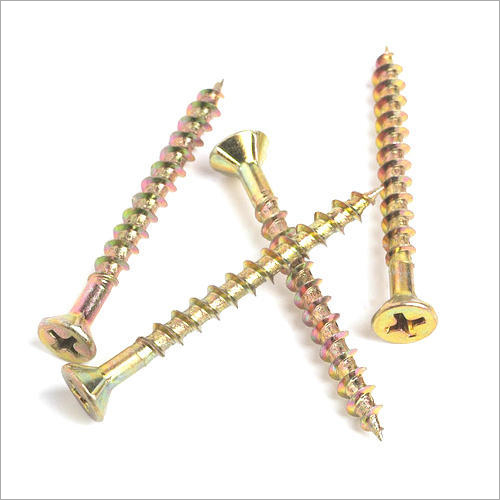 Chipboard Screw - Steel, Various Lengths and Diameters | Zinc Plated, Pozi-Drive Head, Coarse Thread