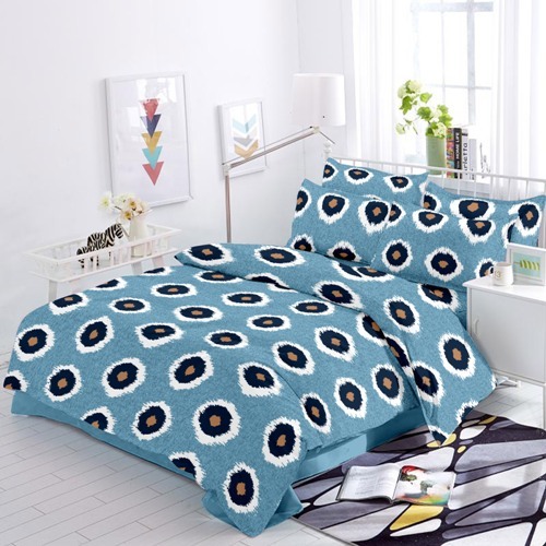 Cotton Printed Bedsheet - 100% Pure Cotton, 90x100 Inch Size | Double Bedsheet With 2 Pillow Covers, Washable, Suitable For Home And Hospitality Use