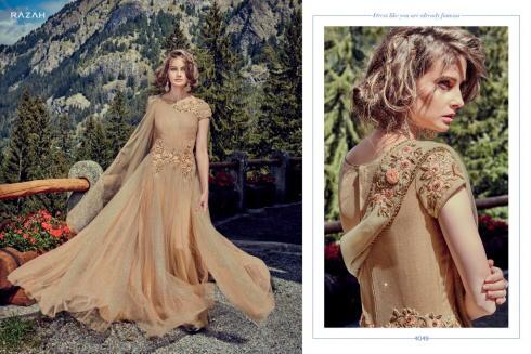 Blue New Designer Long Anarkali Gown