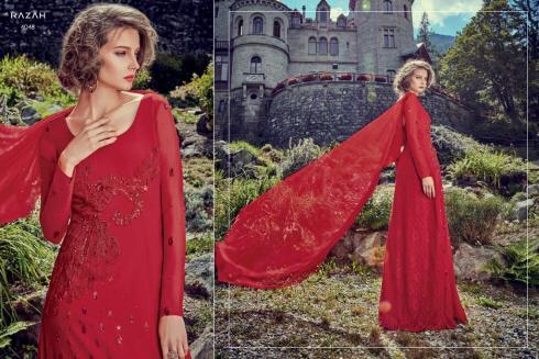 Blue New Designer Long Anarkali Gown