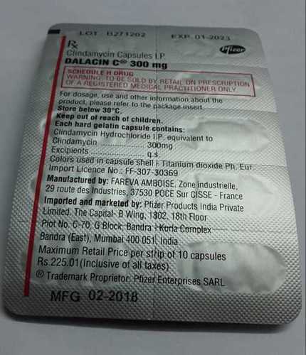 Clindamycin Capsules General Medicines