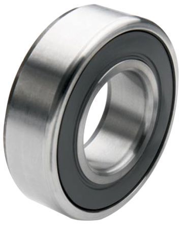 6202 2RS Ball Bearing - Steel Material, 15mm Bore Size, Single Row Design, Rubber Shield Seals | Deep Groove Ball Bearing for Industrial Use