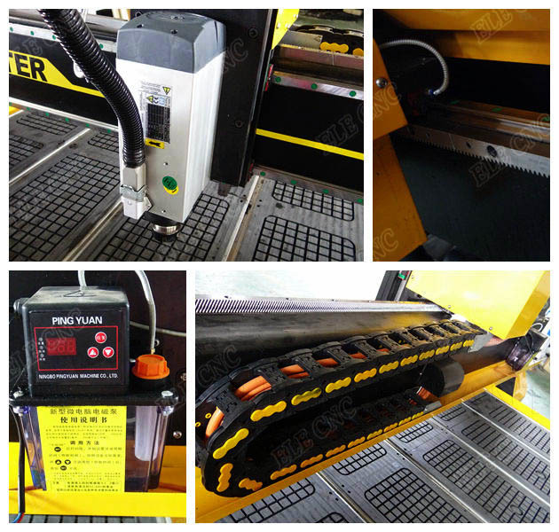 Vacuum Cleaning System 2040 3 Axis Woodworking Engraving Machine Cnc Router For Door Wooden Cutting