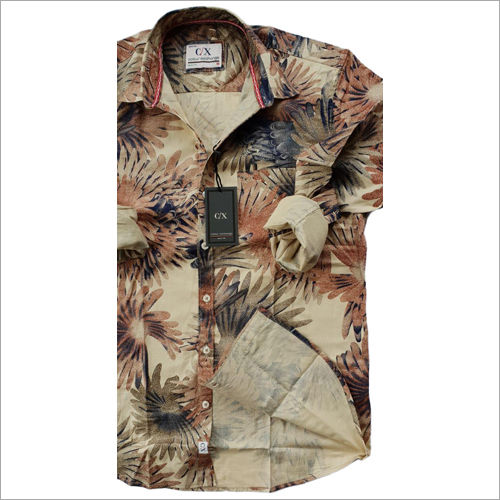 Mens Full Sleeve Printed Shirts