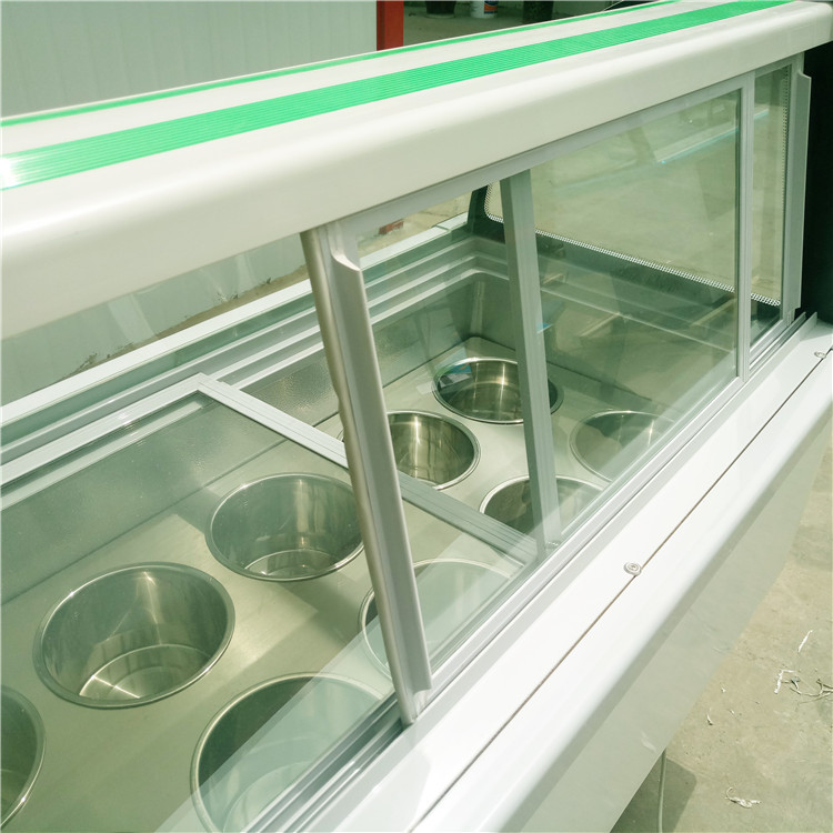 Customized Ice Cream Cabinet Showcase