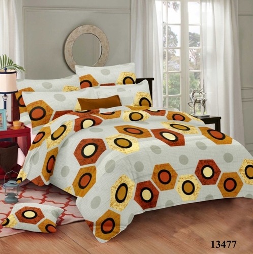 Cotton Bed Sheets - 90x100 Inch Double Size, 160 Thread Count | Washable, 100% Cotton, Includes 2 Pillow Covers