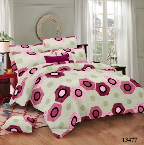 Cotton Bed Sheets - 90x100 Inch Double Size, 160 Thread Count | Washable, 100% Cotton, Includes 2 Pillow Covers