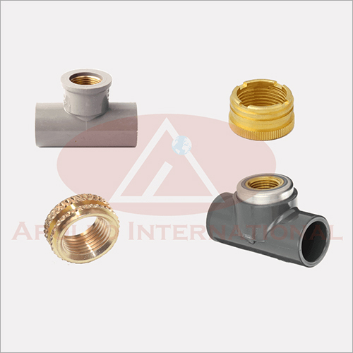 पीवीसी फिटिंग्स के लिए पीतल के इंसर्ट
