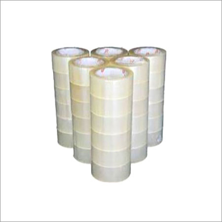 Industrial Bopp Transparent Tape - BOPP Film, 35-70 Micron Thickness | High Adhesive Strength, Serrated Cut, Medium to Heavy Duty Sealing