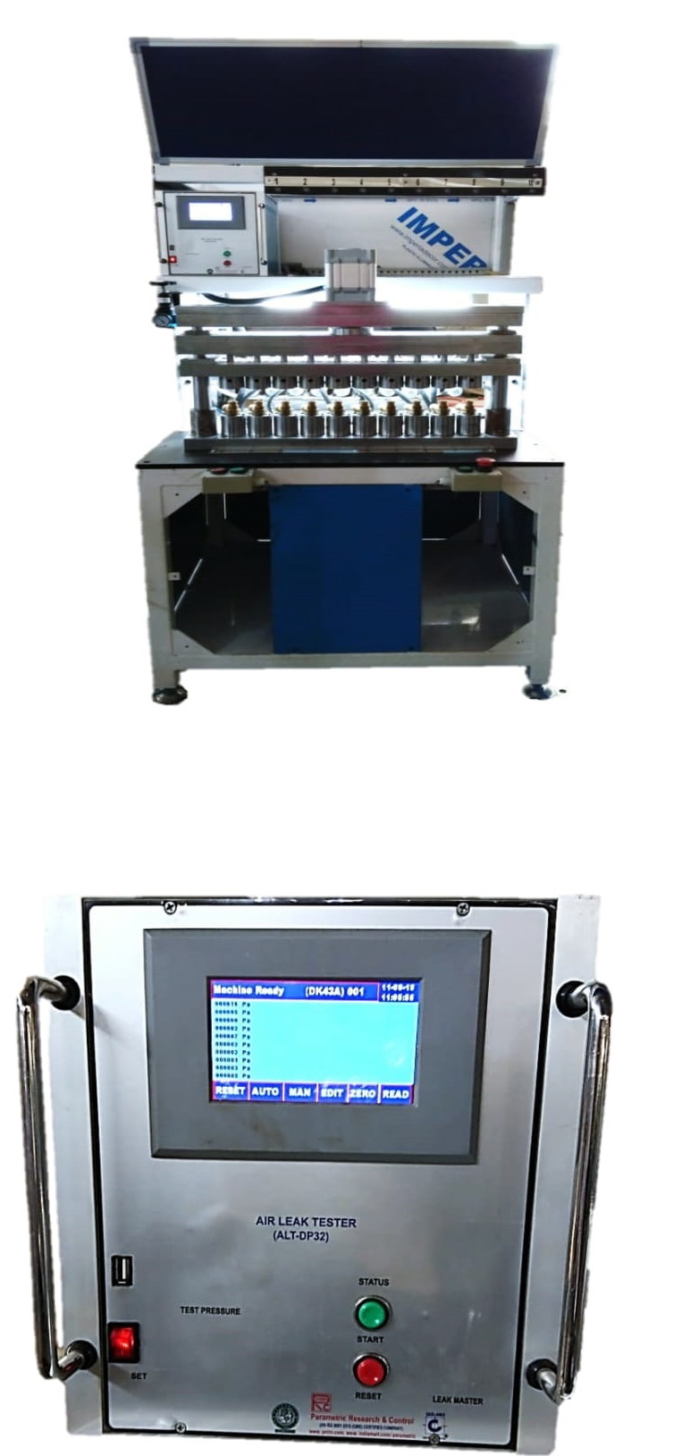 Valve Leakage Testing Machine - Color: Sliver