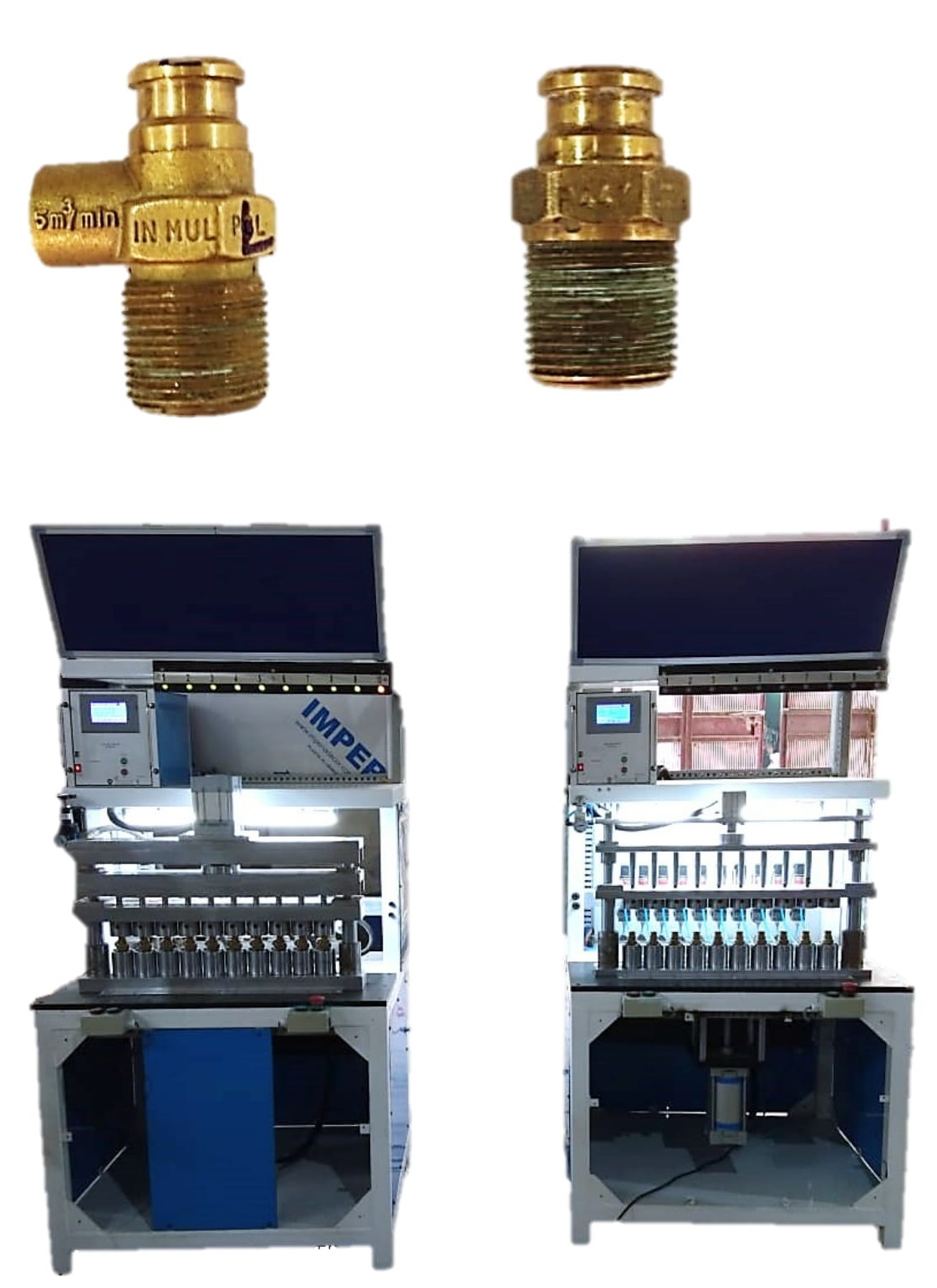 Valve Leakage Testing Machine - Color: Sliver