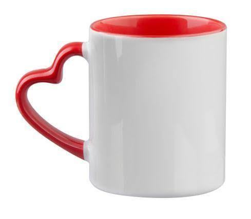 Heart Shape Handle Mug