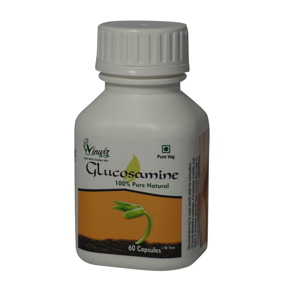 Glucosamine Capsules - Dietary Supplement For Joint Health And Mobility | Curcumin, Calcium, Vitamin D Blend, Pain Relief, Cartilage Support, Room Temperature Storage