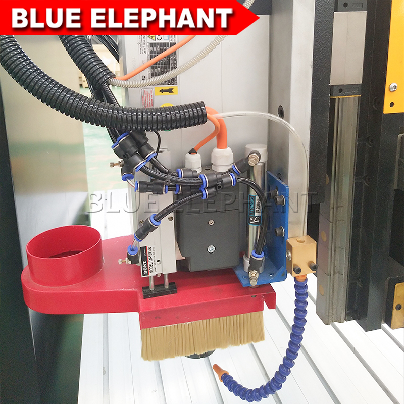 Ele2090 3 Axis Cnc Router - 2000x9000x200mm, 13.5kw Air Cooling Spindle & High Precision Linear Guide Rail | Ideal For Aluminum Cutting In Shipbuilding