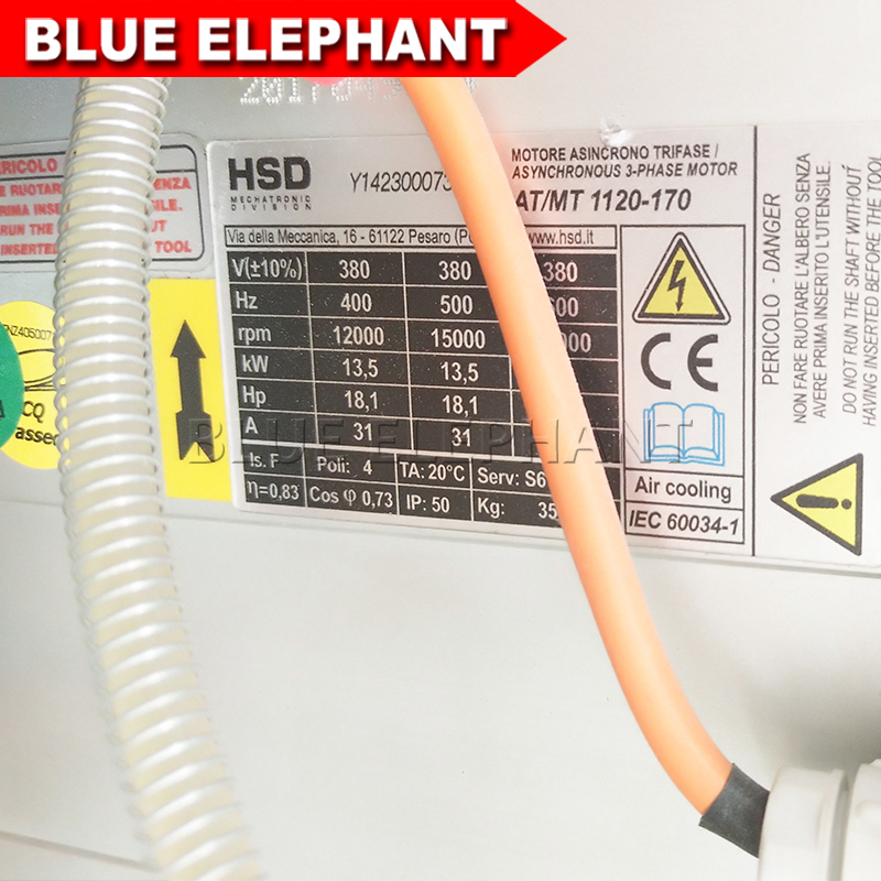 Ele2090 3 Axis Cnc Router - 2000x9000x200mm, 13.5kw Air Cooling Spindle & High Precision Linear Guide Rail | Ideal For Aluminum Cutting In Shipbuilding