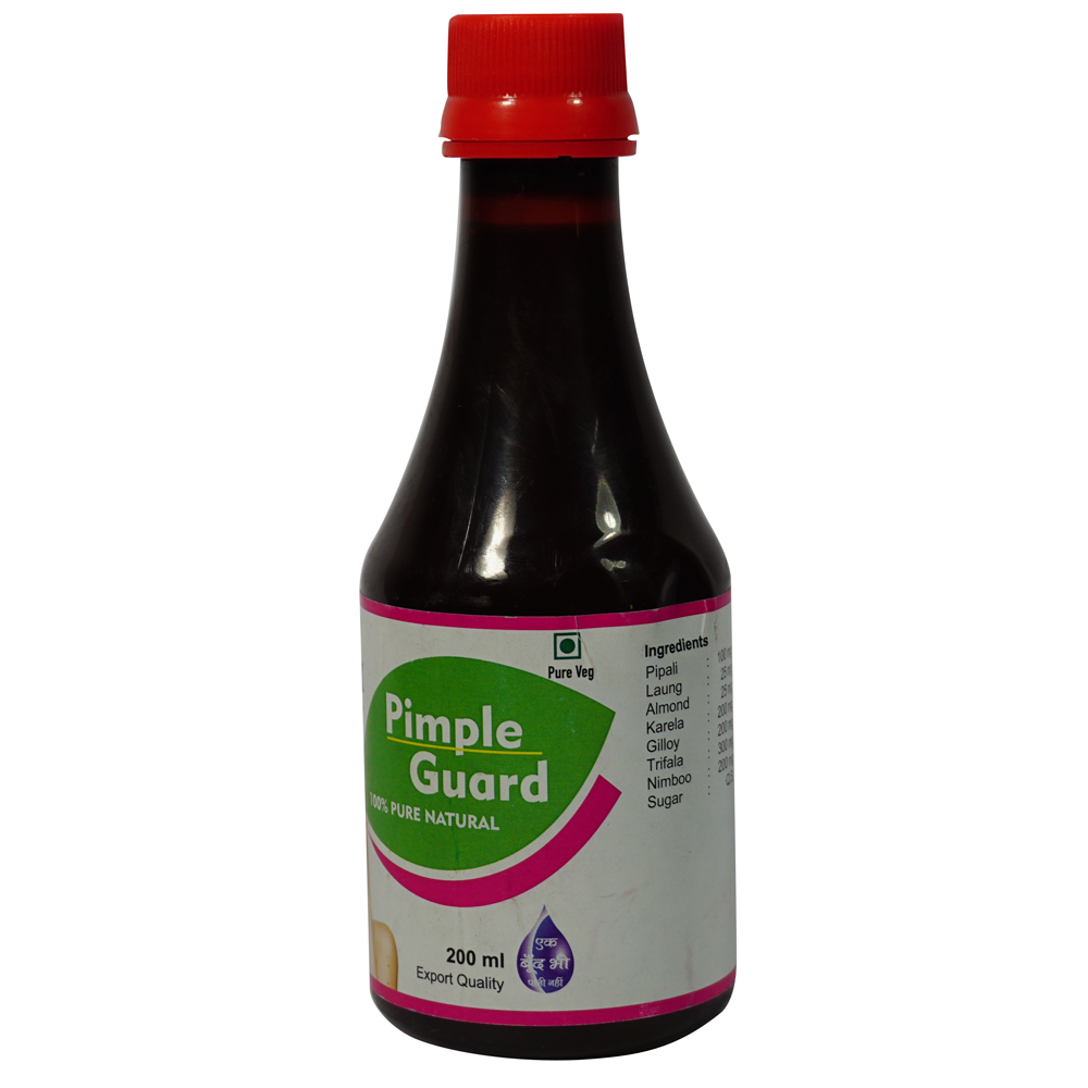 Pimple Guard Syrup Age Group: For Adults