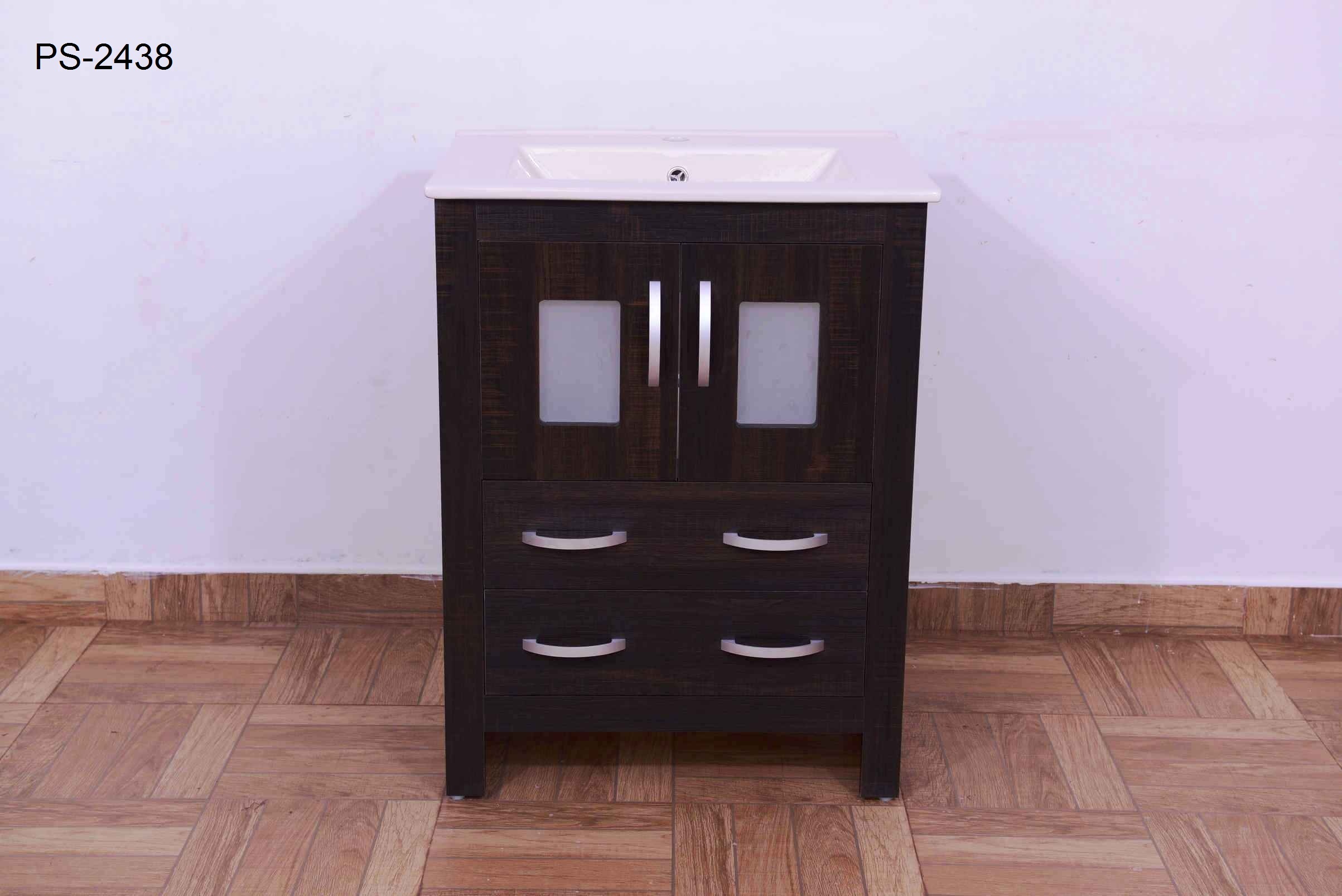 Wooden Bathroom Vanity - Color: Multicolor