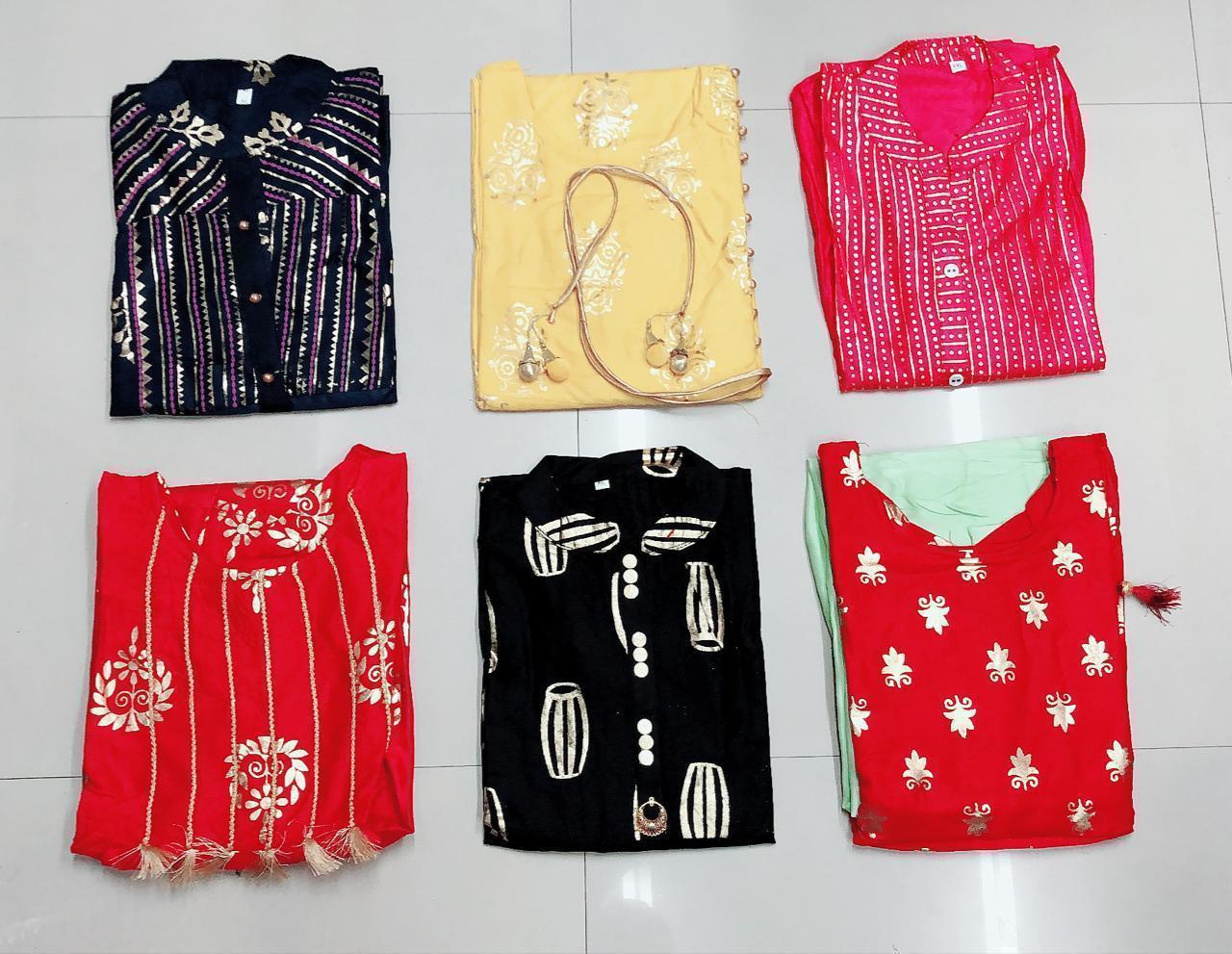 Multy Ladies Flavour New Designer Rayon Work Kurtis